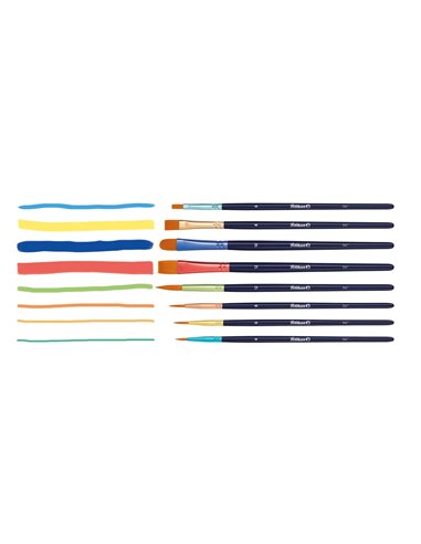 Set pensule pictura Pelikan premium 701181, 8 bucati blister