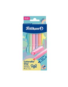 Carioci Pelikan Colorella star C302, 10 culori, Pastel