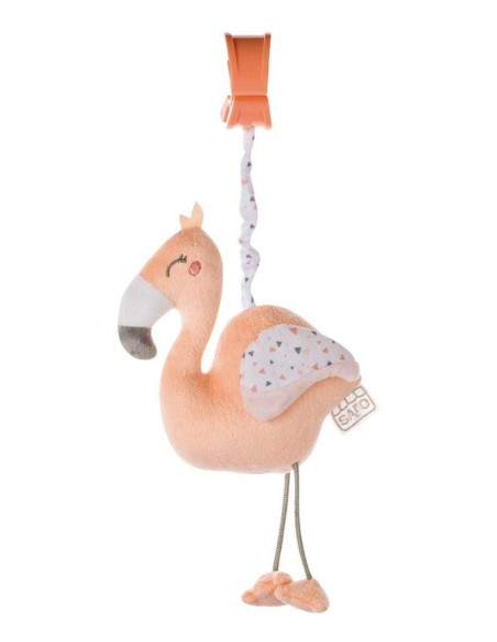 TN-2162-f,Jucarie de Agatat Jungle Party Flamigo