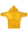 TM-BAD01-528,Halat de Baie Frotir din Bambus pentru Copii 2-4 ani Ocru