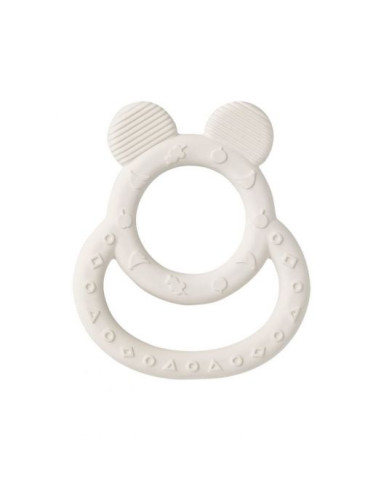 TN-1726-W,Jucarie dentitie cauciuc natural Soft Ears Alb