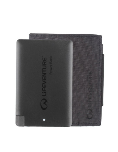 TN-68305,Portofel Compact Tri-fold cu Protectie RFID si Acumulator Extern 2500Ah