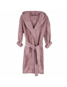 TM-BAD02-539,Halat de Baie Frotir din Bambus pentru Copii 4-6 ani Mellow Mauve