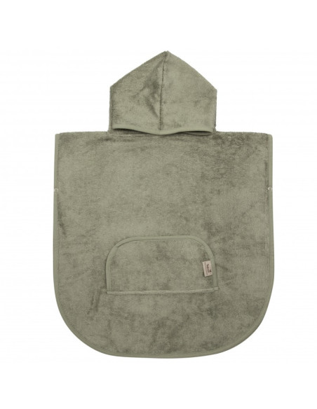 TM-PONCH-540,Poncho Copii din Bambus Whisper Green