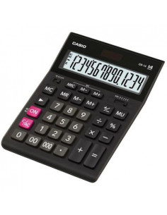 GR-14-W-EP,Calculator de birou Casio GR-14-W-EP, 14 digits, negru
