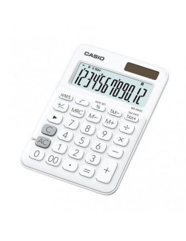 MS-20UC-WE,Calculator de birou Casio MS-20UC, 12 digits, alb