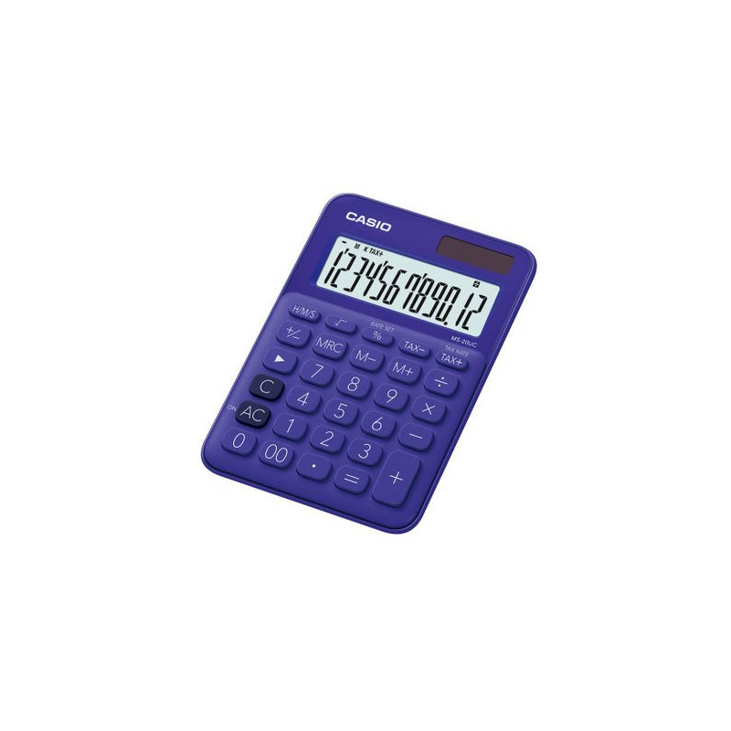 MS-20UC-PL,Calculator de birou Casio MS-20UC, 12 digits, violet