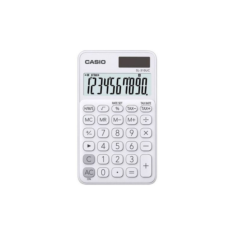 SL-310UC-WE,Calculator portabil Casio SL-310UC, 10 digits, alb
