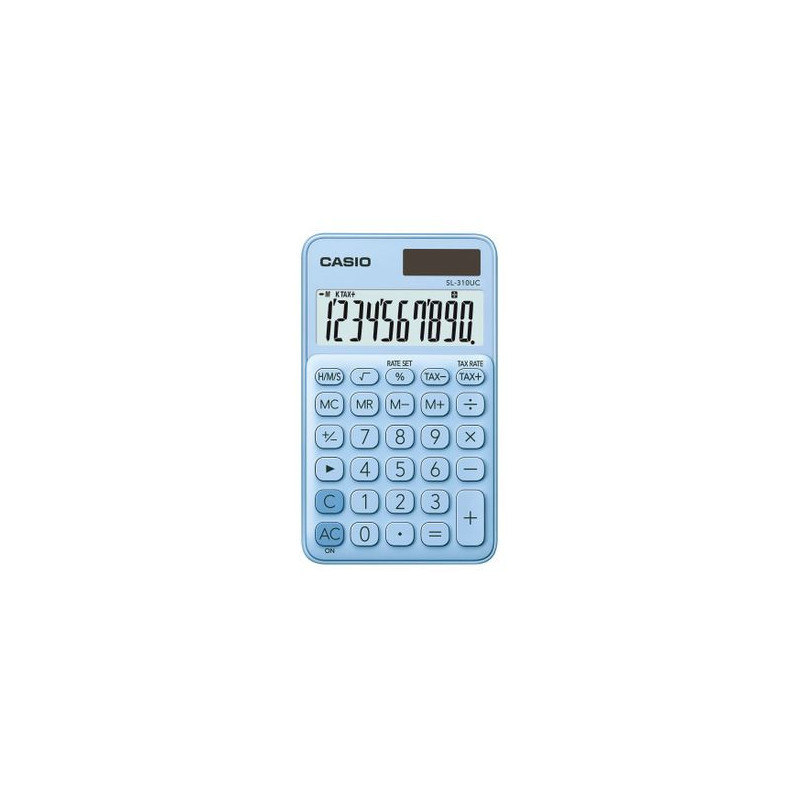 SL-310UC-LB,Calculator portabil Casio SL-310UC, 10 digits, bleu
