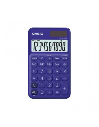 SL-310UC-PL,Calculator portabil Casio SL-310UC, 10 digits, violet