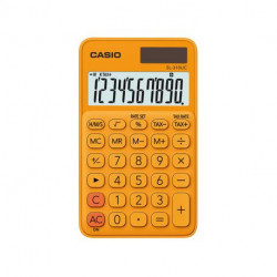 Calculator portabil Casio SL-310UC, 10 digits, portocaliu