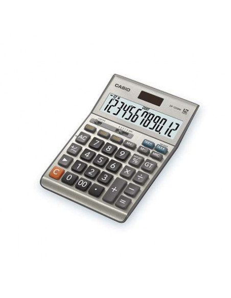 Calculator de birou Casio DF-120BM, 12 digits, argintiu Calculator de birou Casio DF-120BM, 12 digits, argintiu