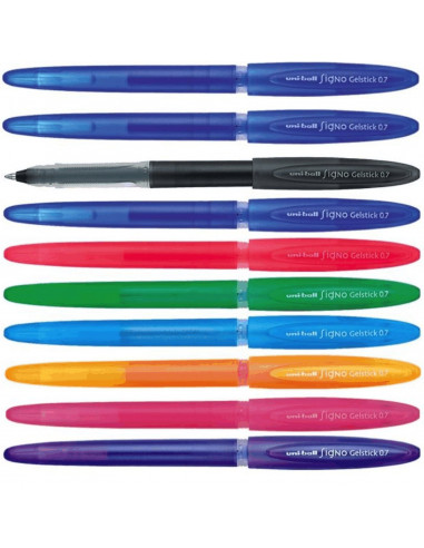 Set 10 Pixuri Uni-ball Signo Gelstick 0.7