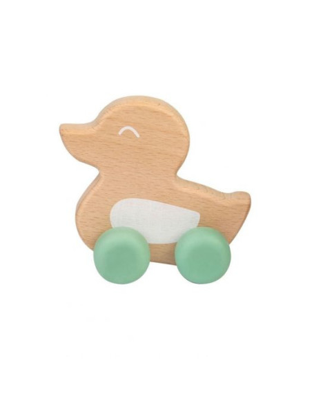 TN-1710-V,Jucarie naturala Ducky Teether Verde TN-1710-V,Jucarie naturala Ducky Teether Verde