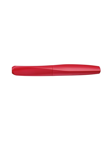 Stilou Twist Fiery Red, Penita M, 2 Rezerve Albastre, Blister Pelikan