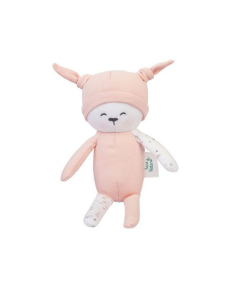 TN-1730-P,Papusa Textila din Bumbac Organic Roz TN-1730-P,Papusa Textila din Bumbac Organic Roz