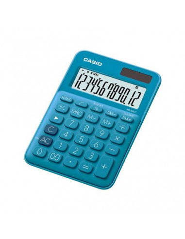 MS-20UC-BU,Calculator de birou Casio MS-20UC, 12 digits, albastru