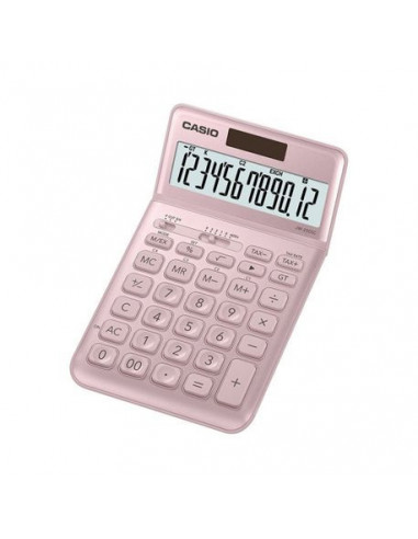 JW-200SC-PK,Calculator de birou Casio JW-200SC, 12 digits, roz