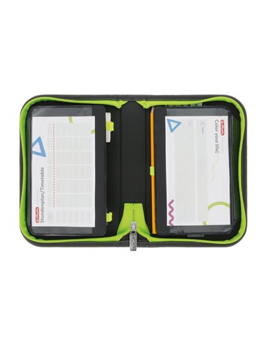 Penar echipat Herlitz cu 31 piese, 2 clape, Motiv Wild life