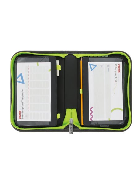 Penar echipat Herlitz cu 31 piese, 2 clape, Motiv Wild life