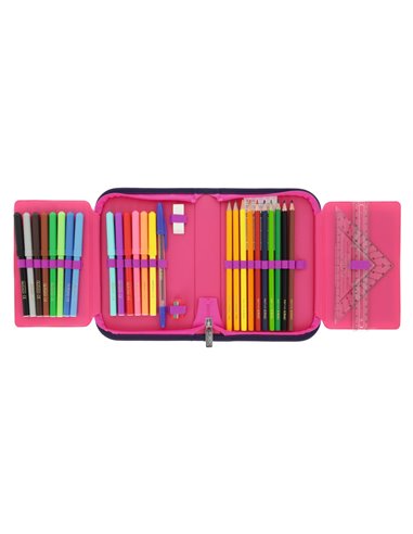 Penar echipat Herlitz cu 31 piese, 2 clape, Motiv Magic unicorn Penar echipat Herlitz cu 31 piese, 2 clape, Motiv Magic unicorn