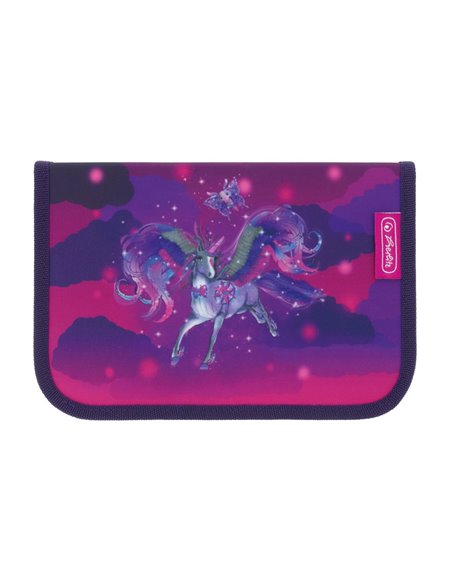 Penar echipat Herlitz cu 31 piese, 2 clape, Motiv Magic unicorn Penar echipat Herlitz cu 31 piese, 2 clape, Motiv Magic unicorn