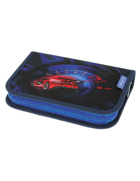 Penar echipat Herlitz cu 31 piese, 2 clape, Motiv High speed