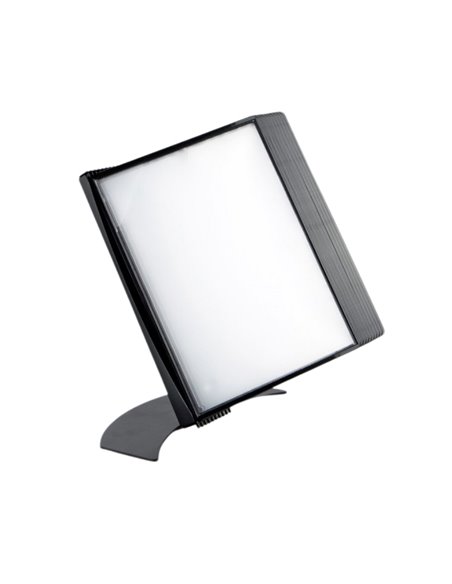 Display/suport birou Probeco echipat cu 10 buzunare A4, Antracit