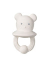TN-1728-W,Jucarie dentitie cauciuc natural Sweet Teddy Alb