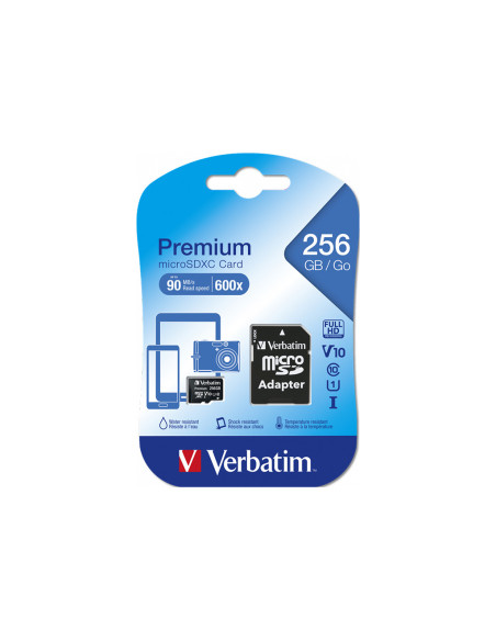 44087,MICRO SDXC PREMIUM 256GB CLASS 10 INC ADAPTER "44087" (timbru verde 0.03 lei)