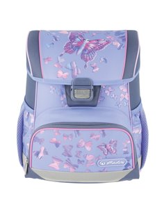 Ghiozdan scoala neechipat Herlitz Loop, Motiv Butterfly paradise 2