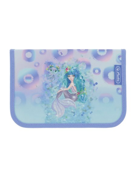 Penar echipat Herlitz cu 31 piese, 2 clape, Motiv Mystic mermaid Penar echipat Herlitz cu 31 piese, 2 clape, Motiv Mystic mermaid