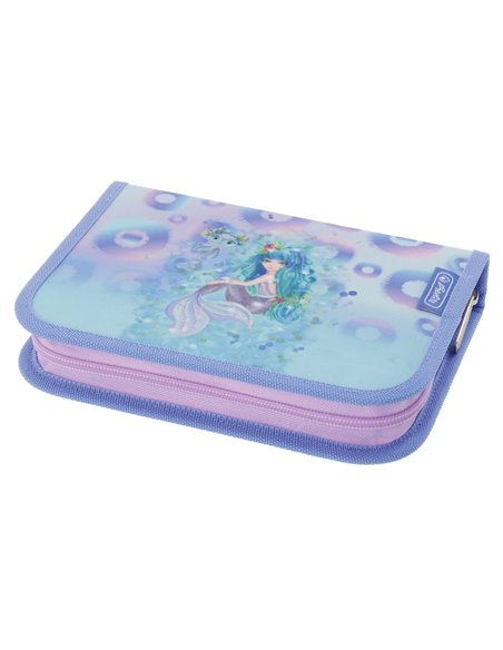 Penar echipat Herlitz cu 31 piese, 2 clape, Motiv Mystic mermaid Penar echipat Herlitz cu 31 piese, 2 clape, Motiv Mystic mermaid