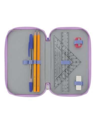 Penar echipat Herlitz cu 23 piese, 2 compartimente, Motiv Mystic mermaid