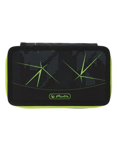 Penar echipat Herlitz cu 23 piese, 2 compartimente, Motiv Wild life