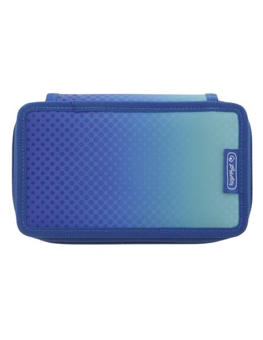 Penar echipat cu 3 fermoare Herlitz, 31 piese, Motiv dip dye