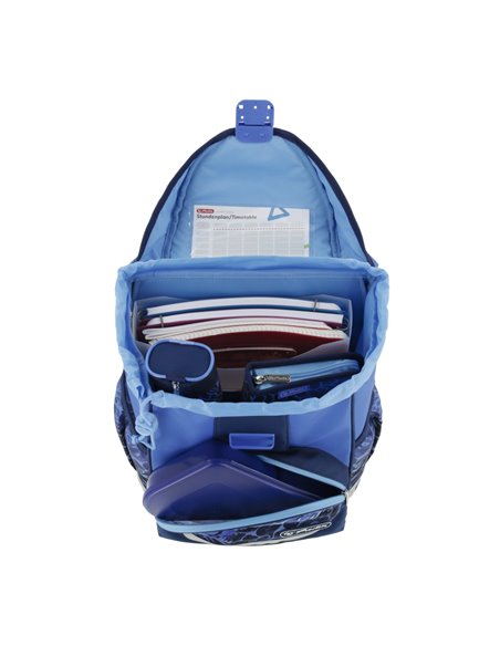 Ghiozdan scoala neechipat ultralight Herlitz, Motiv Blue shark