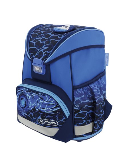 Ghiozdan scoala neechipat ultralight Herlitz, Motiv Blue shark