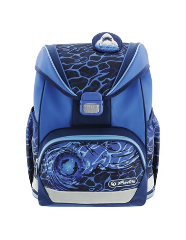 Ghiozdan scoala neechipat ultralight Herlitz, Motiv Blue shark