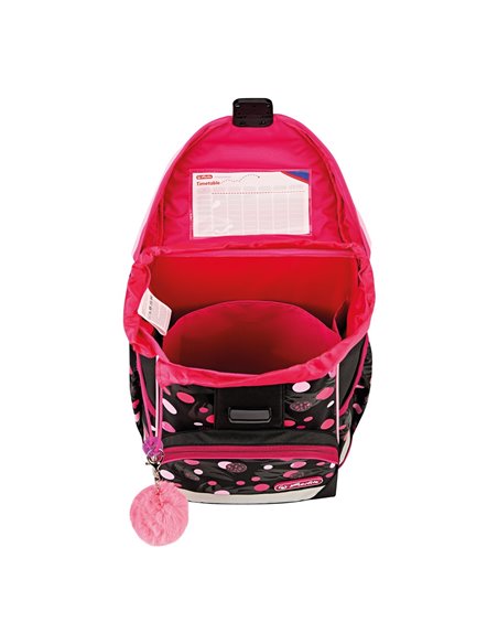 Ghiozdan scoala neechipat ultralight Herlitz, Motiv Cats & Dots