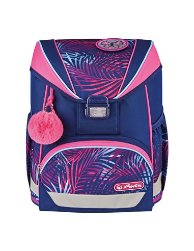 Ghiozdan scoala neechipat ultralight Herlitz, Motiv Tropical chill