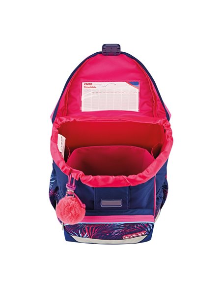 Ghiozdan scoala neechipat ultralight Herlitz, Motiv Tropical chill