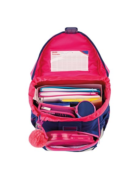 Ghiozdan scoala neechipat ultralight Herlitz, Motiv Tropical chill