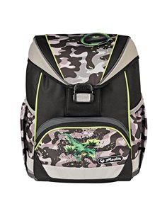 Ghiozdan scoala neechipat ultralight Herlitz, Motiv Camo dragon 2