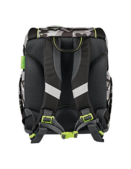 Ghiozdan scoala neechipat ultralight Herlitz, Motiv Camo dragon