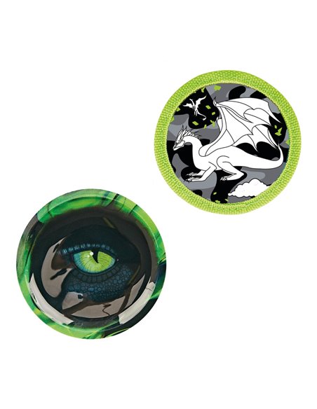 Ghiozdan scoala neechipat ultralight Herlitz, Motiv Camo dragon