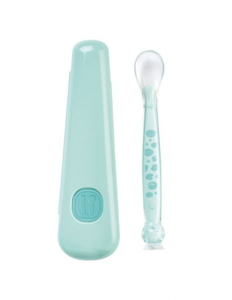 TN-5211,Lingurita din Silicon „Soft & Fun” cu Suport pentru Depozitare