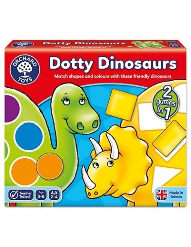 Joc educativ Dinozaurii cu pete DOTTY DINOSAURS,OR062