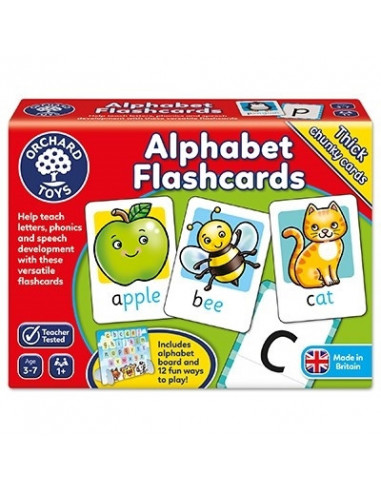 Joc educativ in limba engleza ALPHABET FLASHCARDS,OR024
