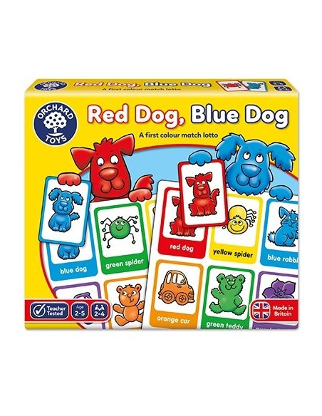 Joc educativ loto in limba engleza Catelusii RED DOG BLUE